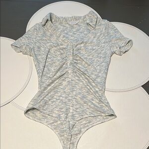 Sage Heathered Bodysuit